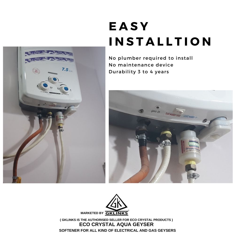 Eco Crystal Aqua Geyser Water Softener For All Branded Electerical & Gas Geysers - Image 3